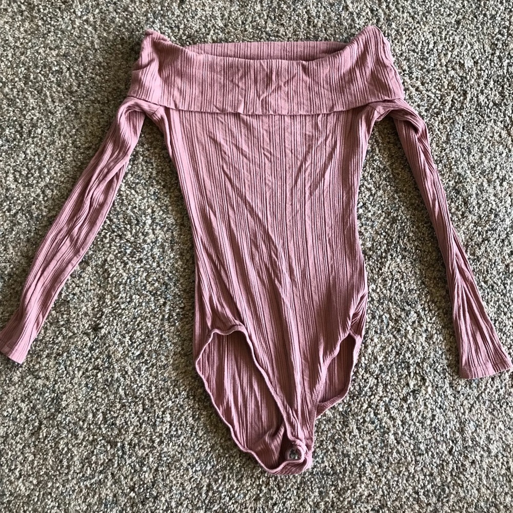 Forever 21 off the shoulder body suit